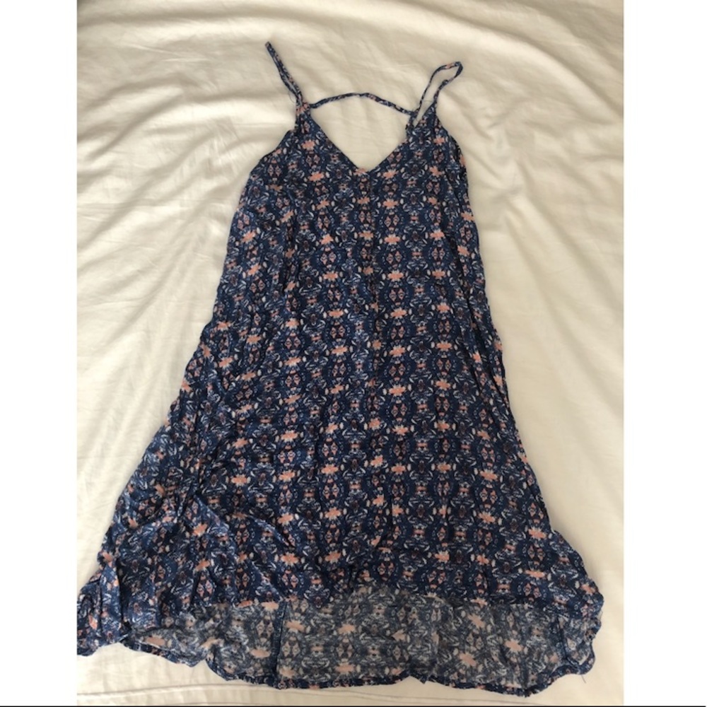 Flowy Patterned Mini Dress